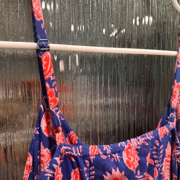 NWT XiRENA Vibrant Bardot Bleu Fleur Floral Midi Dress (Size Small) - Picture 7 of 14